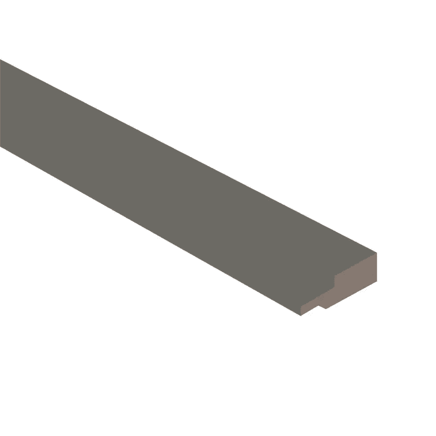 Listwa zakończeniowa Matt Soft Touch Storm Grey 726 Prawa S, 120041374, AGT