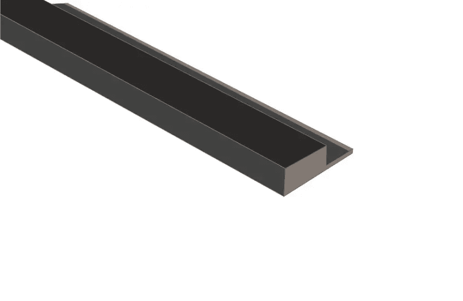 Listwa startowa Czarna Półmatowa Lewa M 310, 120036224, AGT