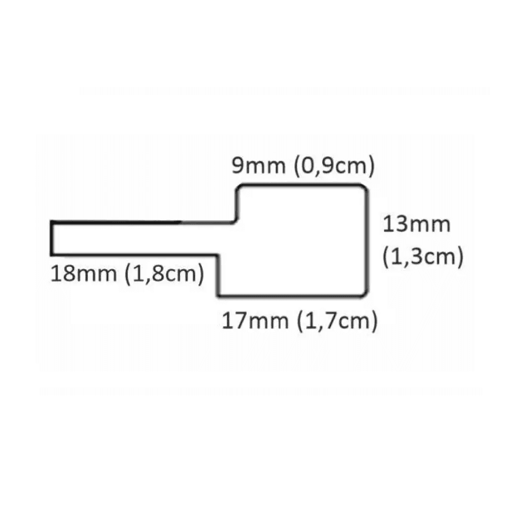 Listwa zakończeniowa Kaszmir Sahara Cream 3019 Prawa S, 120041159, AGT