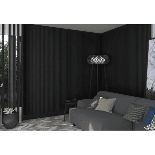 Listwa zakończeniowa Czarna Matowa Prawa M, 120035910, AGT