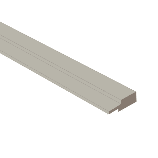 Listwa zakończeniowa Szary Mat Soft Touch Grey 729 Prawa M, 120039547, AGT