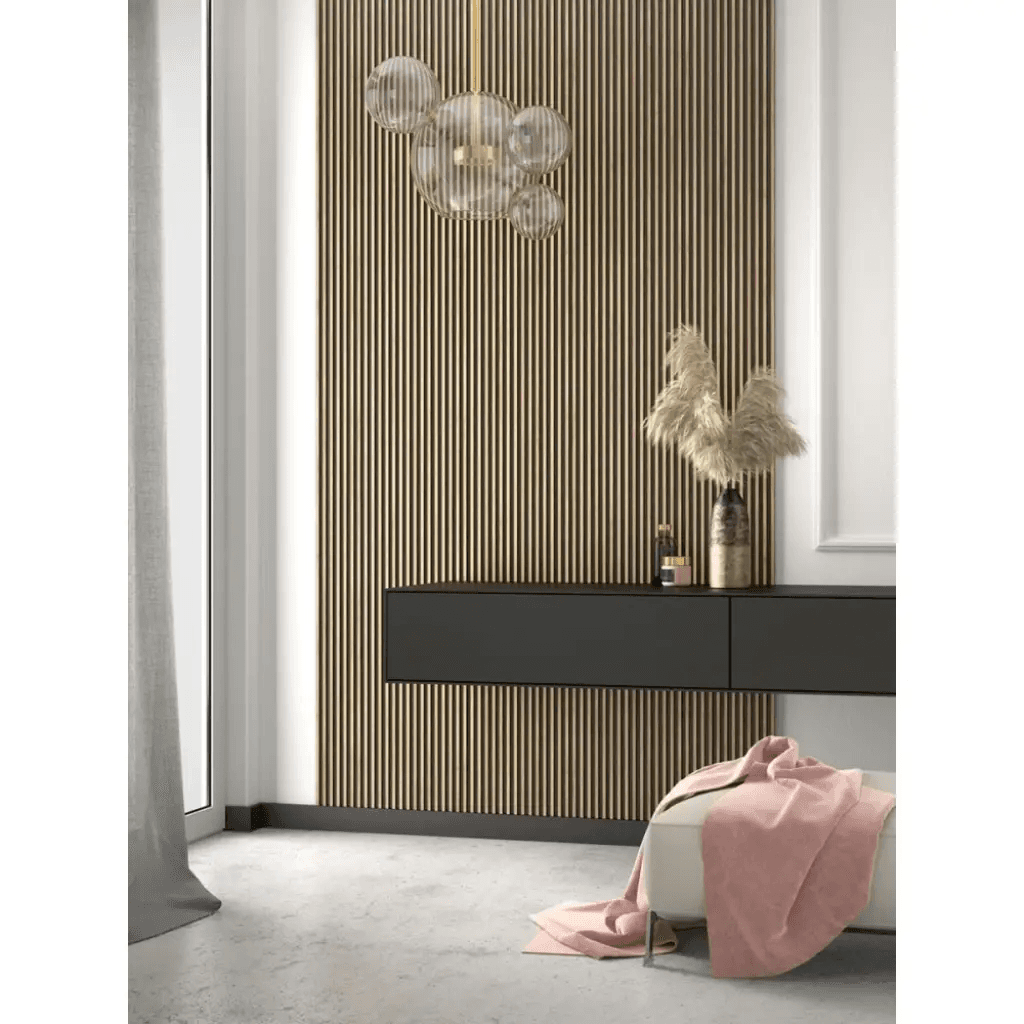 Zakończenie lameli Lamele S Stretto Listwa Prawa Dąb Jasny L0102R, Mardom Decor