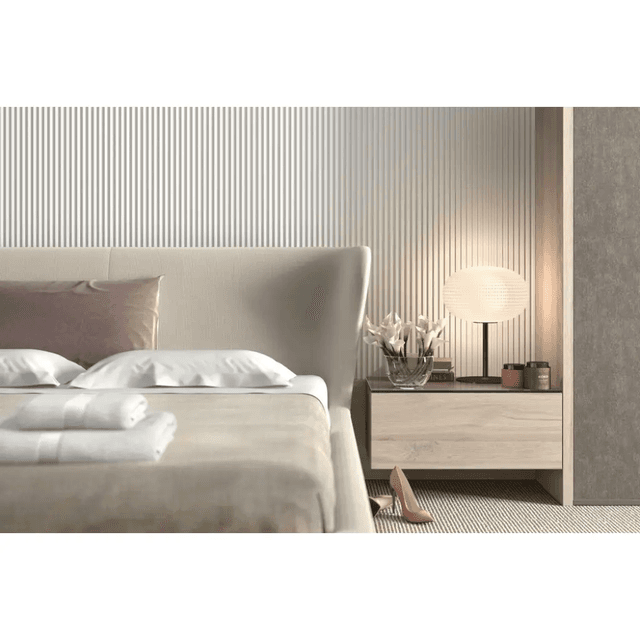 Zakończenie lameli Lamele M Medio Listwa Prawa Biała L0201R, Mardom Decor