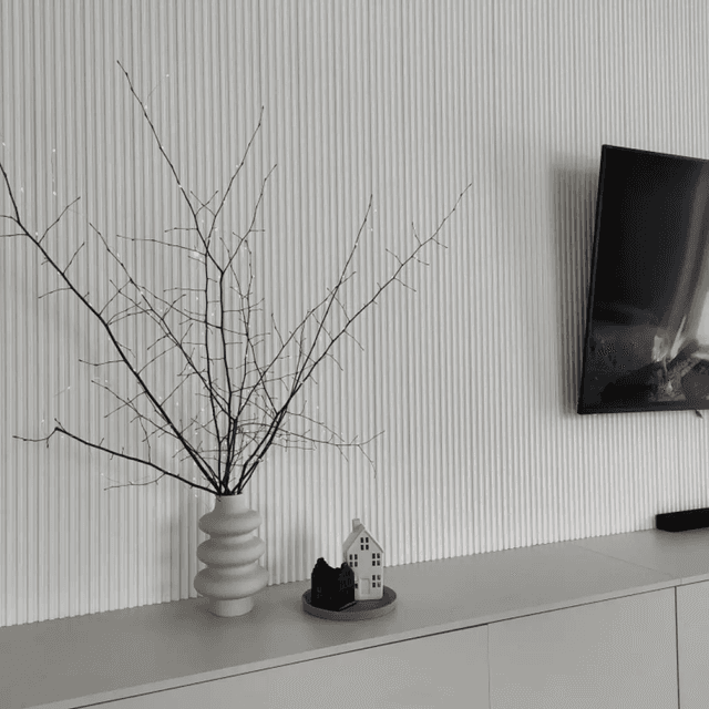 Zakończenie lameli Lamele M Medio Listwa Prawa Biała L0201R, Mardom Decor