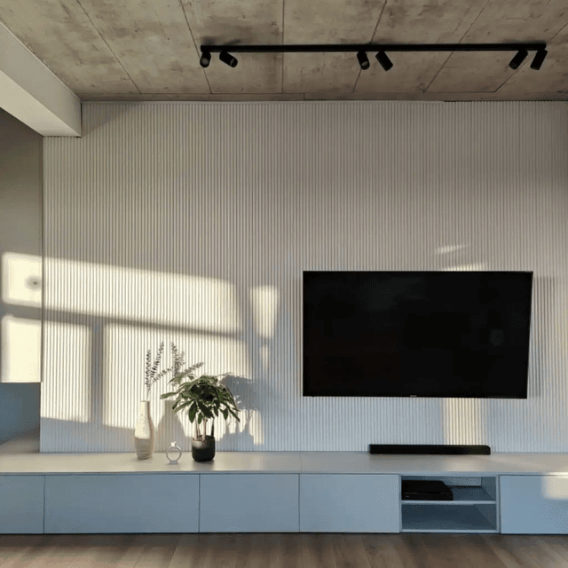 Zakończenie lameli Lamele M Medio Listwa Prawa Biała L0201R, Mardom Decor