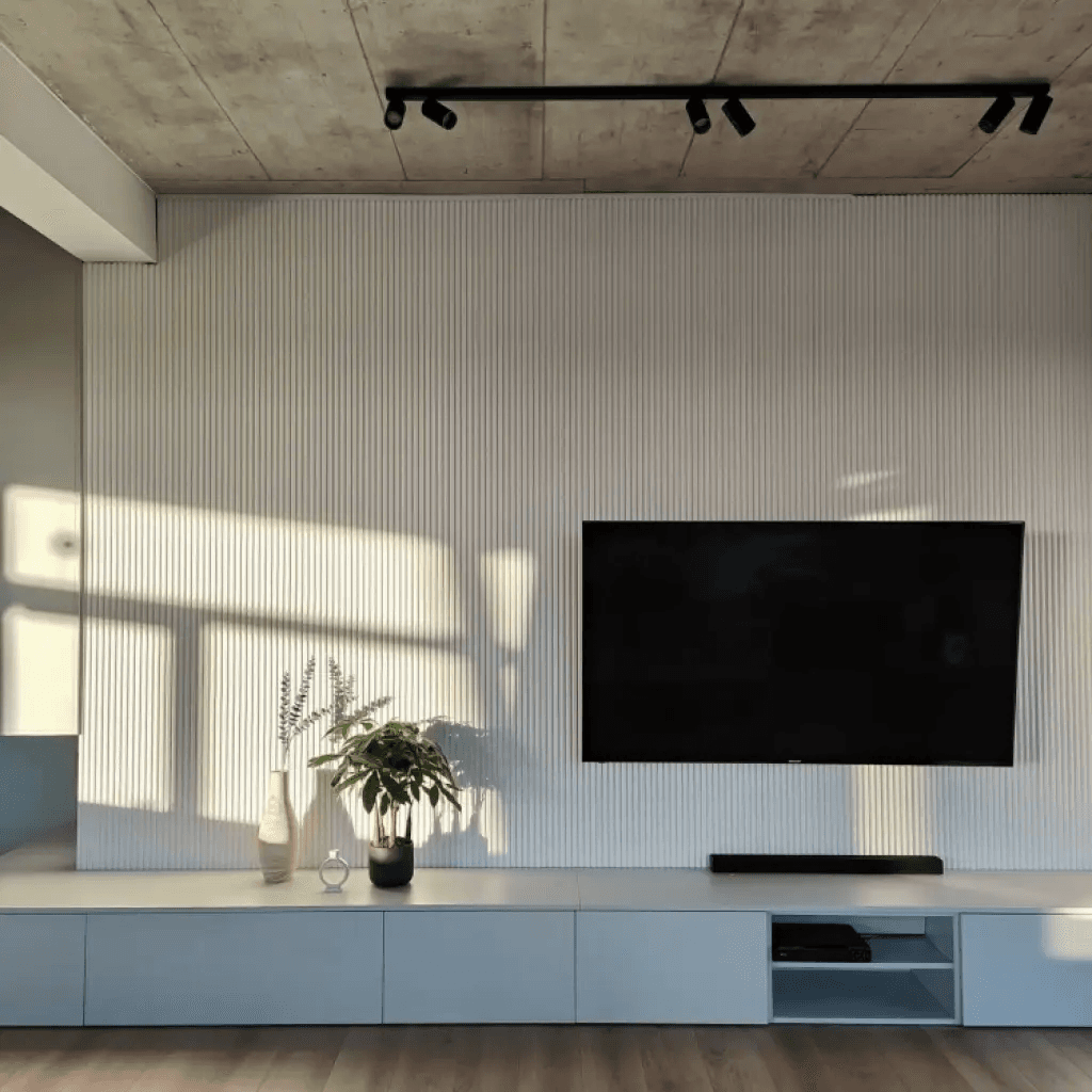 Zakończenie lameli Lamele S Stretto Listwa Prawa Biała L0101R, Mardom Decor