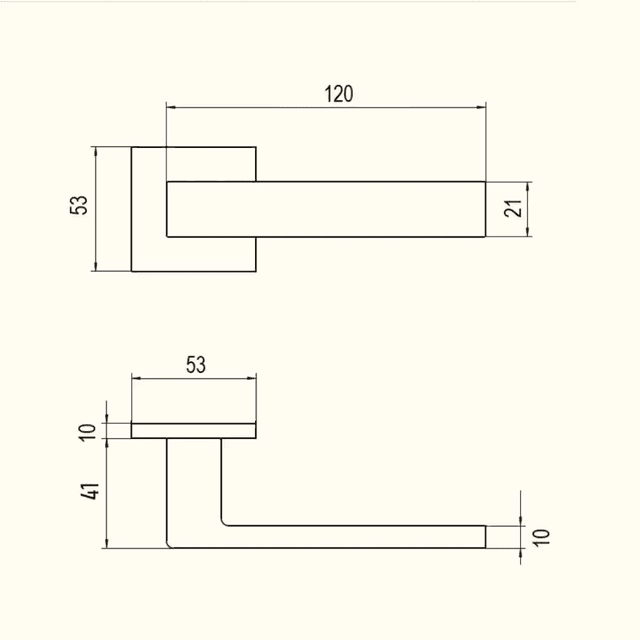 Rozety BELLA pod wkładkę bębęnkową QR56 N656245, Si Apre