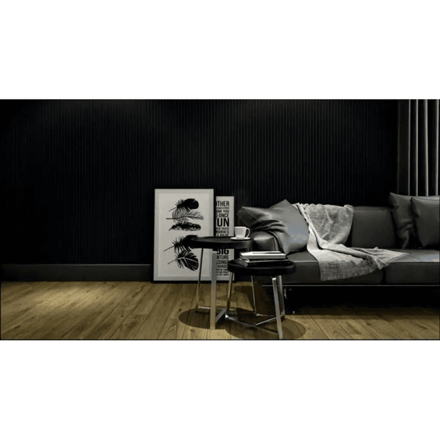 Listwa zakończeniowa Czarna Półmat 310 Prawa S, 120044187, AGT