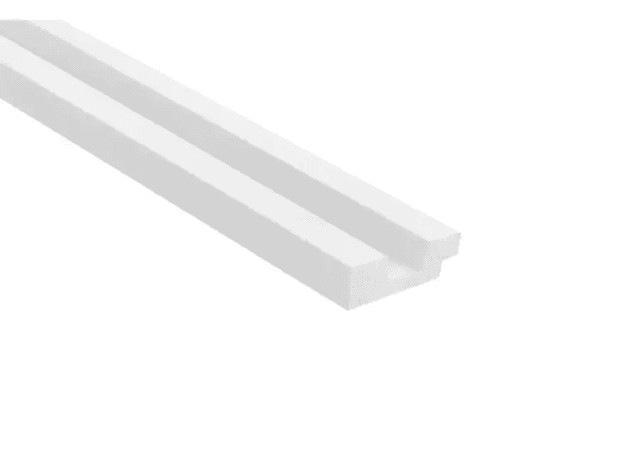 Zakończenie lameli Lamele S Stretto Listwa Lewa Biała L0101L, Mardom Decor