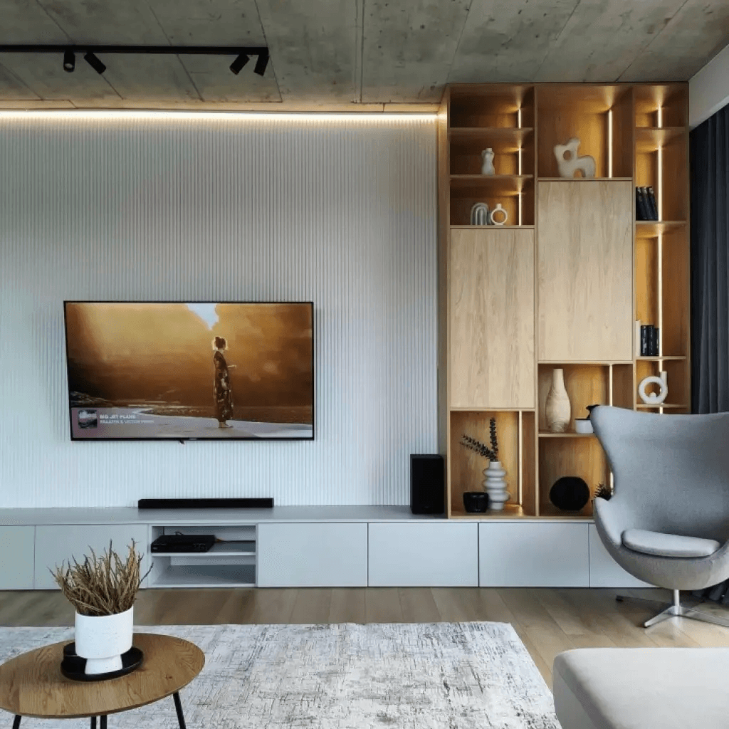 Zakończenie lameli Lamele S Stretto Listwa Lewa Biała L0101L, Mardom Decor