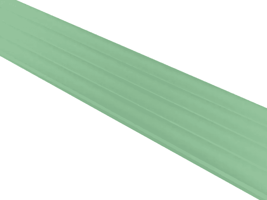 Listwa startowa Matt Soft Touch Relax Green 735 Lewa Oval, 120043136, AGT