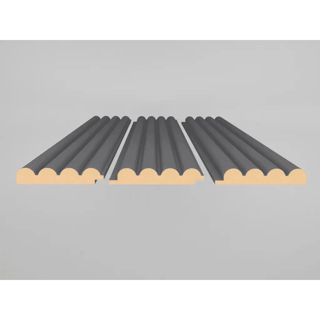 Listwa startowa Matt Soft Touch Storm Grey 726 Lewa Oval, 120042300, AGT