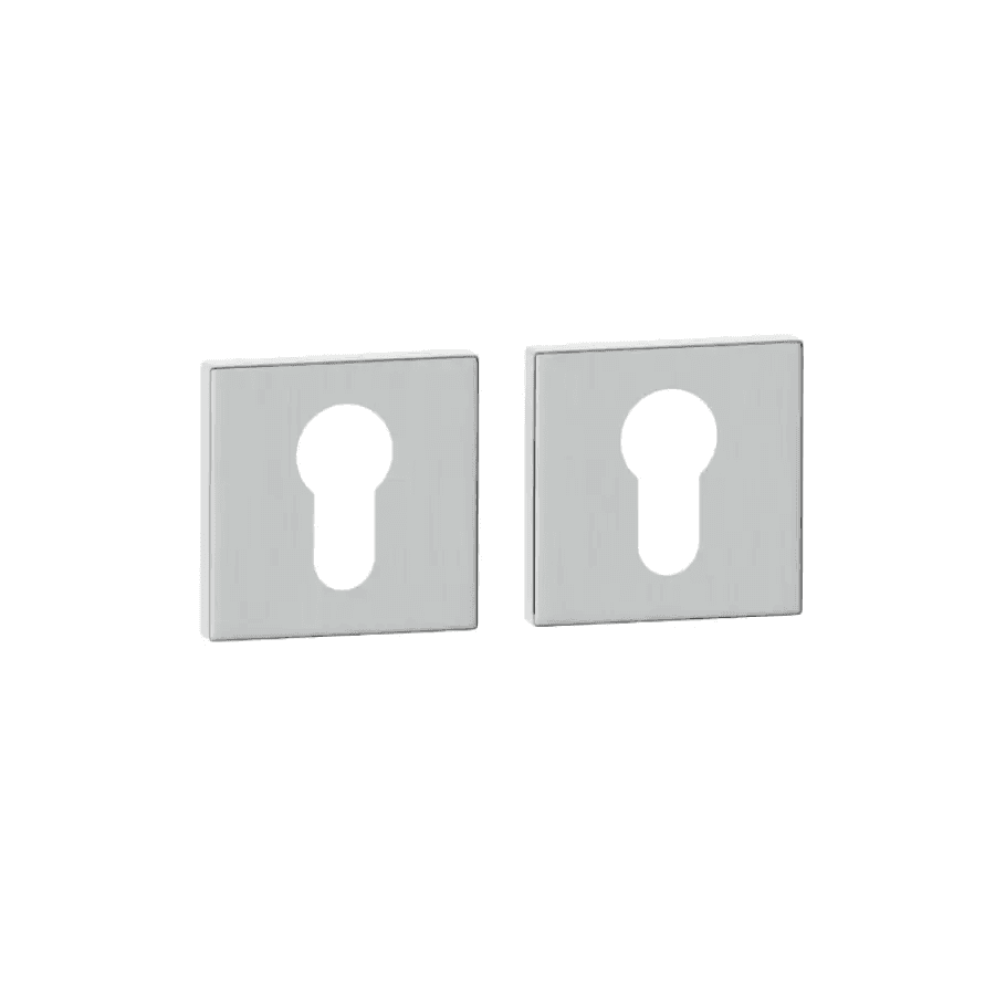 Rozety kwadratowe pod wkładkę WB QR59 Nikiel szczotkowany, 5907609713711, Si Apre