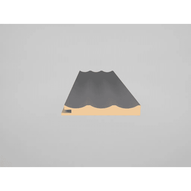 Listwa zakończeniowa Matt Soft Touch Stone Grey 728 Prawa Wave, 120041520, AGT