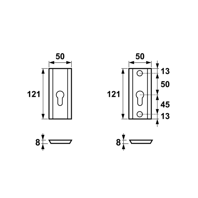 Rozeta Haga-Niagara Czarna, AORXRBF00JX/KXXXXB, Axa