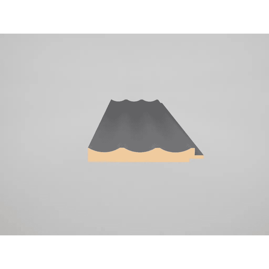 Listwa startowa Matt Soft Touch Stone Grey 728 Lewa Wave, 120041513, AGT