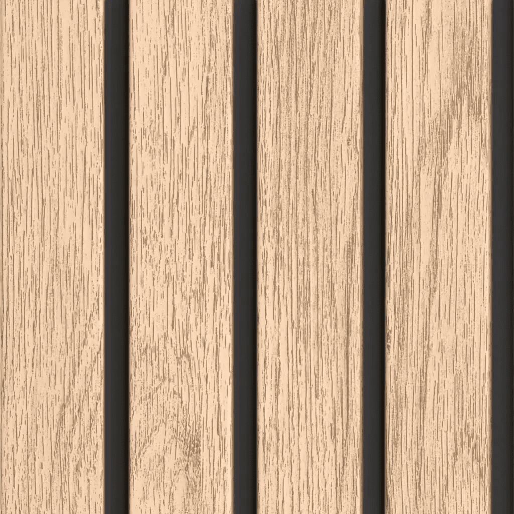 Panele zewnętrzne Fronto V-Black lamele Dąb Jasny 3030234, Vilo