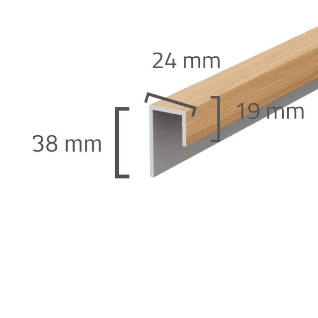 Panele elewacyjne fasadowe Solvo Listwa uniwersalna Cedr 1-cz FS-251, 3030881, VOX
