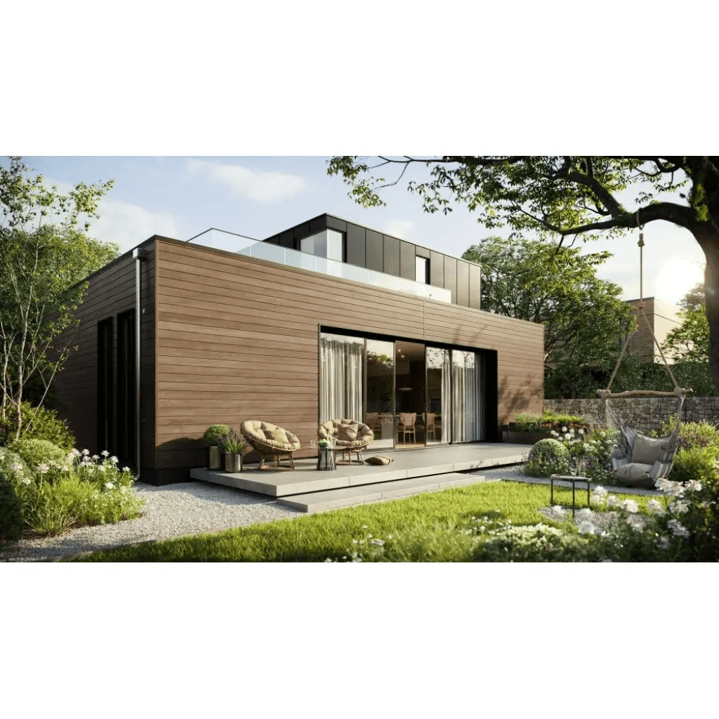 Panele elewacyjne fasadowe Solvo Dąb Czekoladowy 3030860 SO-01, VOX