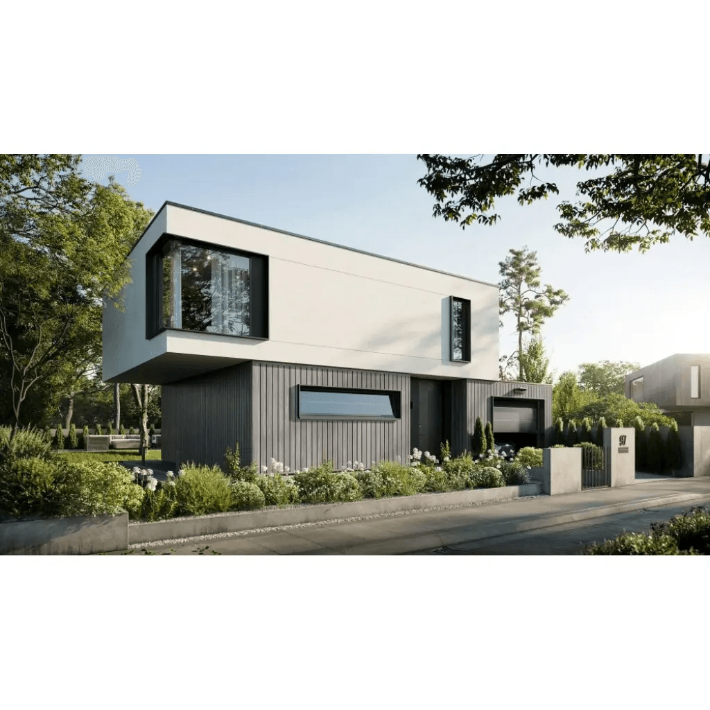 Panele elewacyjne fasadowe Solvo V-Black Dąb Szary 3030867 SO-01, VOX