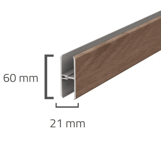Panele elewacyjne fasadowe Solvo Łącznik Dąb Czekoladowy 2-cz FS-282, 3030911, VOX