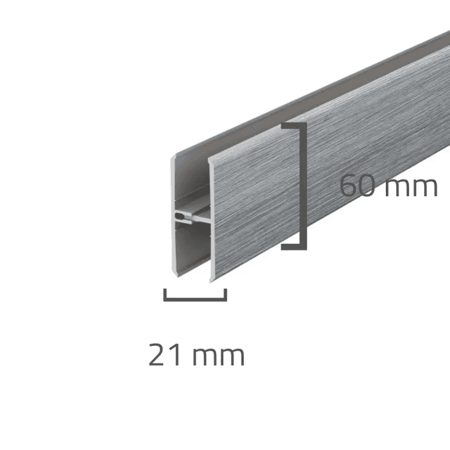 Panele elewacyjne fasadowe Solvo Łącznik Dąb Szary 2-cz FS-282, 3030912, VOX