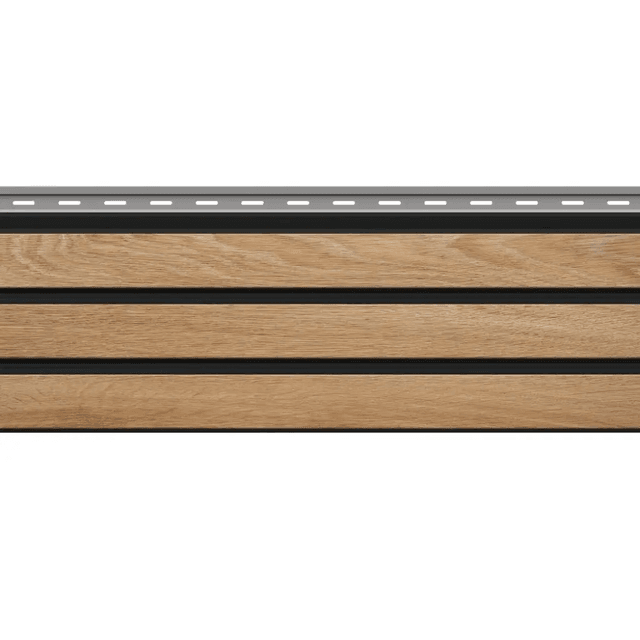 Panele elewacyjne fasadowe Solvo V-Black Dąb Naturalny 3032013 SO-03, VOX