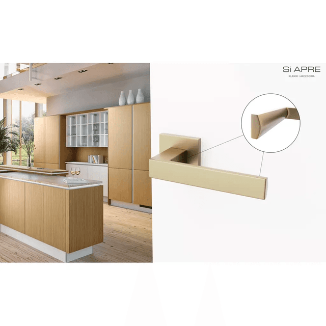 Klamka Modern Fit QR59 Złota anoda, 5907609716125, Si Apre