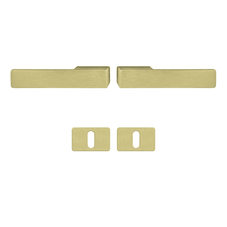 Klamka Libera Złota klamko + klamka + rozeta WK, 5907505425237, Axa