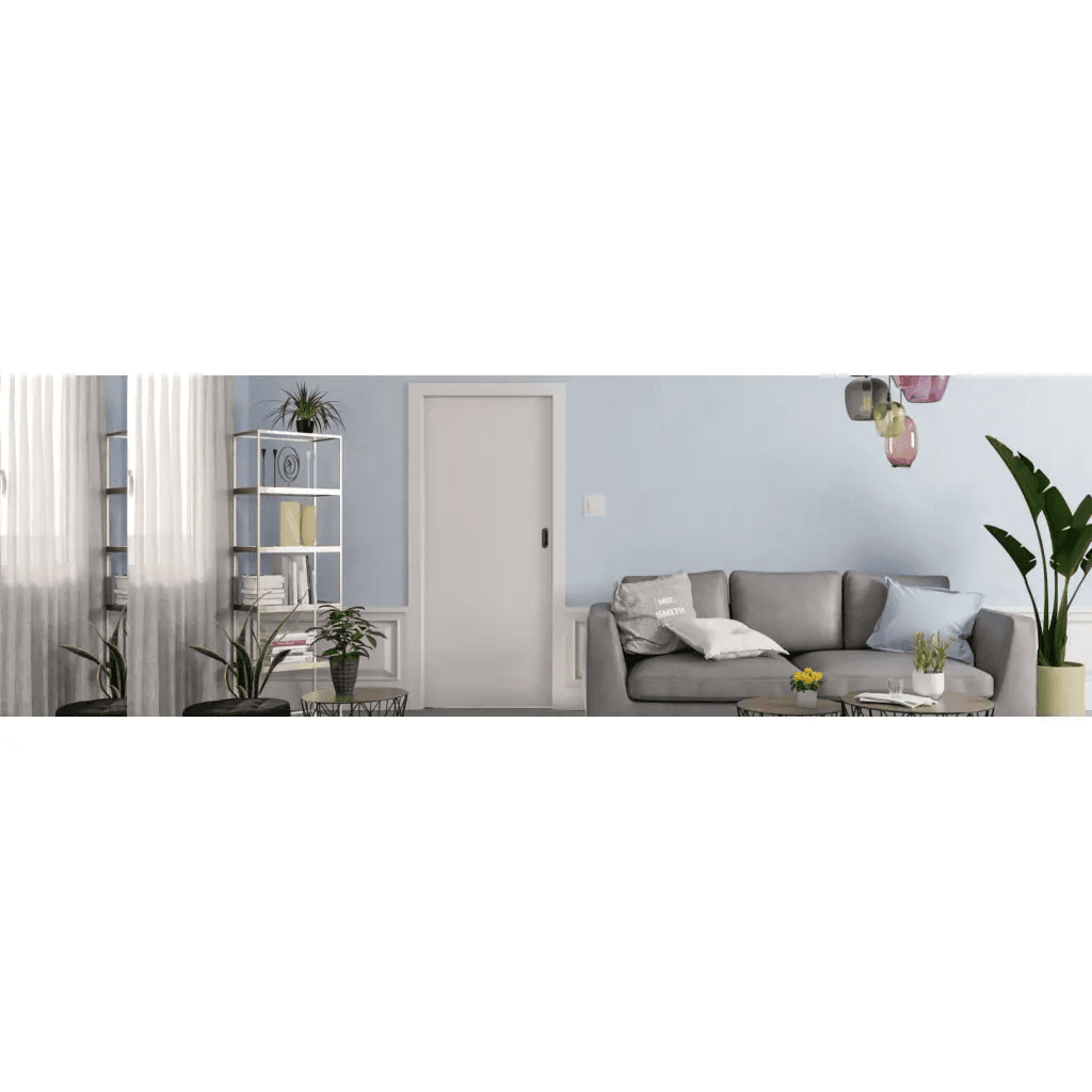 Drzwi przesuwne chowane w ścianę Norma Decor 1 80 cm WC Komplet: drzwi + kaseta + ościeżnica (obudowa), 100076873, Invado