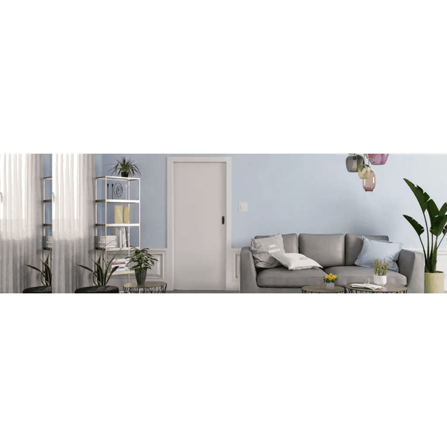 Drzwi przesuwne chowane w ścianę Norma Decor 1 80 cm WC Komplet: drzwi + kaseta + ościeżnica (obudowa), 100076873, Invado