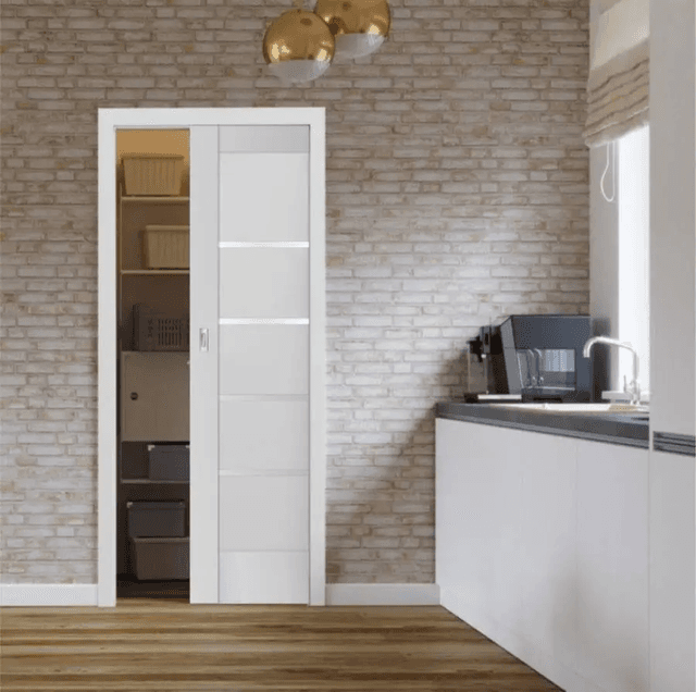 Zestaw Porta KOMPAKT + Skrzydło Verte Home G.4 90cm, SPAHG40S09DBI0AS0KA300, PORTA