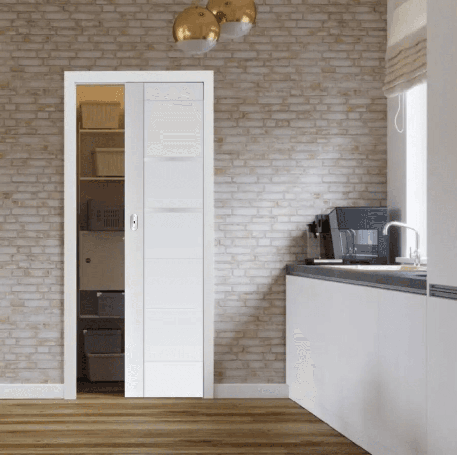 Zestaw Porta KOMPAKT + Skrzydło VERTE HOME G.2 80cm, SPAHG20S08DBI0AH0KA300, PORTA