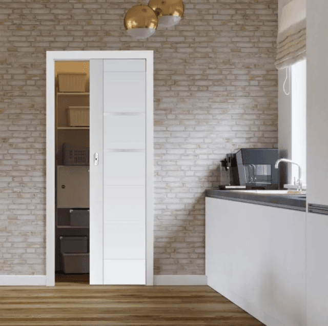 Zestaw Porta KOMPAKT + Skrzydło VERTE HOME G.2 80cm, SPAHG20S08DBI0AH0KA300, PORTA