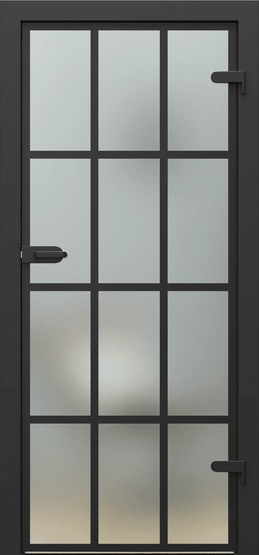 Drzwi Porta GLASS szyba matowa z malowanymi szprosami, PORTA