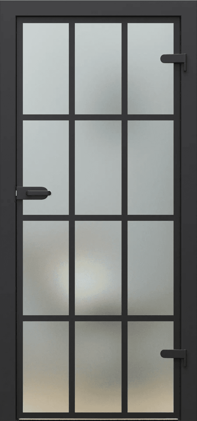 Drzwi Porta GLASS szyba matowa z malowanymi szprosami, PORTA