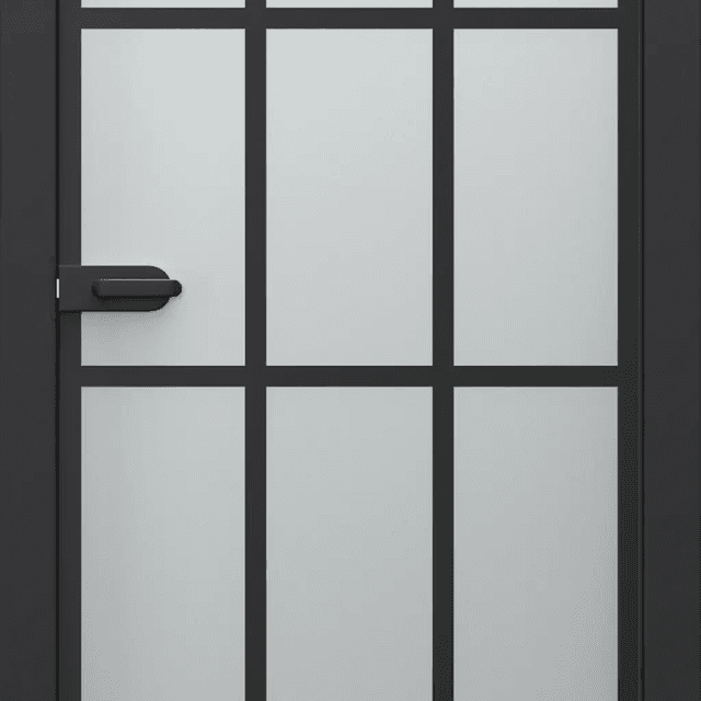 Drzwi Porta GLASS szyba matowa z malowanymi szprosami, PORTA