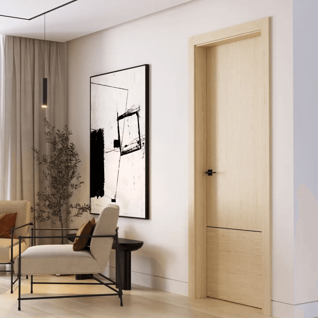 Drzwi Porta Natura Verdino model V.2 z intarsją, PORTA