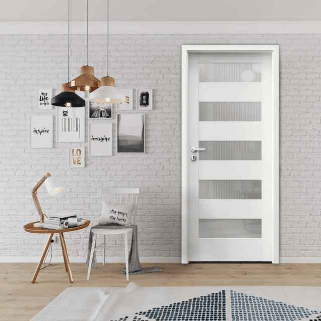 Komplet Drzwi + Ościeżnica Porta Trim Lite B.5 Lewe 80 Przylgowe, SPXTB50L08DBI0SZ3KA300, PORTA