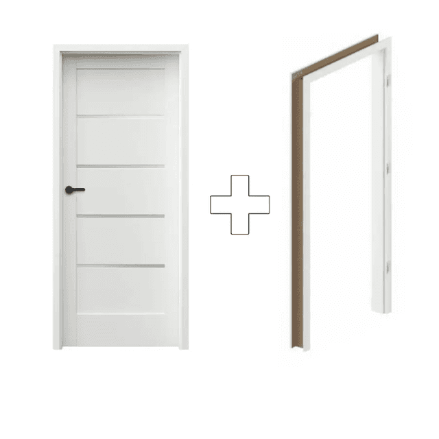 Komplet Drzwi + Ościeżnica Regulowana Porta Trim Lite model A.4 Prawe 80 Przylgowe, SPXTA40P08DBI0SZ3KA300, PORTA
