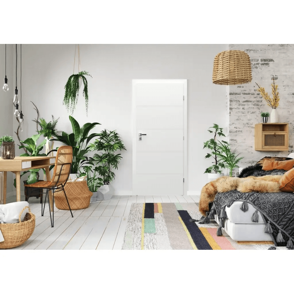 Komplet Drzwi + Ościeżnica Regulowana Porta Trim T prawe 70 przylgowe, TRIM SPXLT10P07LBI0SC30H000, PORTA