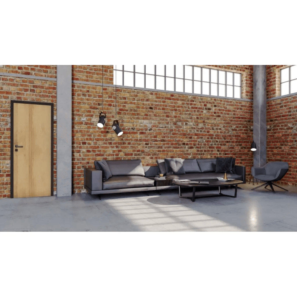 Komplet Drzwi + Ościeżnica regulowana Invado Loft prawe 80 cm bezprzylgowe , 100063796, Invado