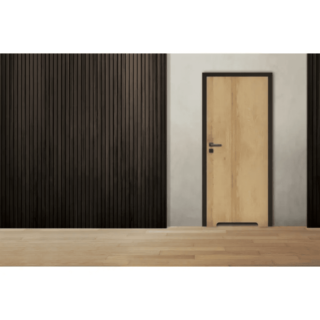 Komplet Drzwi + Ościeżnica regulowana Invado Loft prawe 80cm bezprzylgowe z podcięciem wentylacyjnym, 100063851, Invado