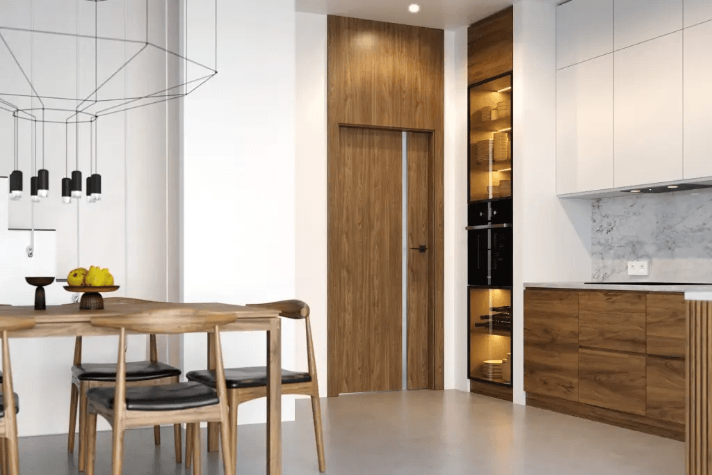 Drzwi Porta Focus 4.A z czarną szybą przylgowe lewe 80 cm WC, SPWG4A0L08DDTWSB2KHB00, PORTA