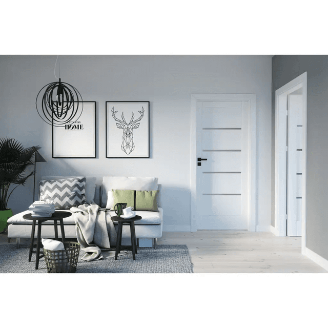 Drzwi Porta VERTE HOME G.2 prawe 80cm przylgowe z podcięciem wentylacyjnym, SPWHG20P08DBIWSB3KA300, PORTA
