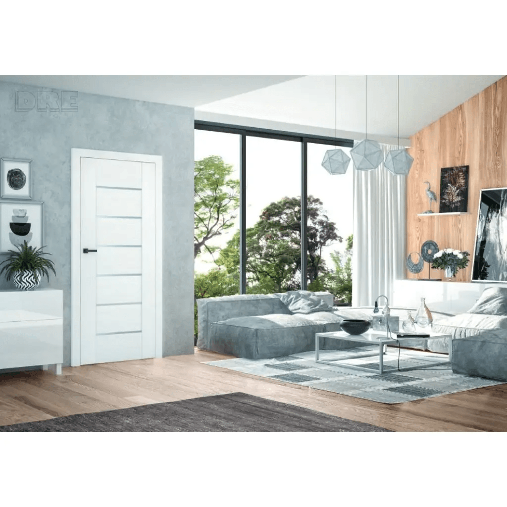 Drzwi Verso lewe przylgowe 80 cm WC z podcięciem wentylacyjnym płyta MDF, DRE 400009859, DRE