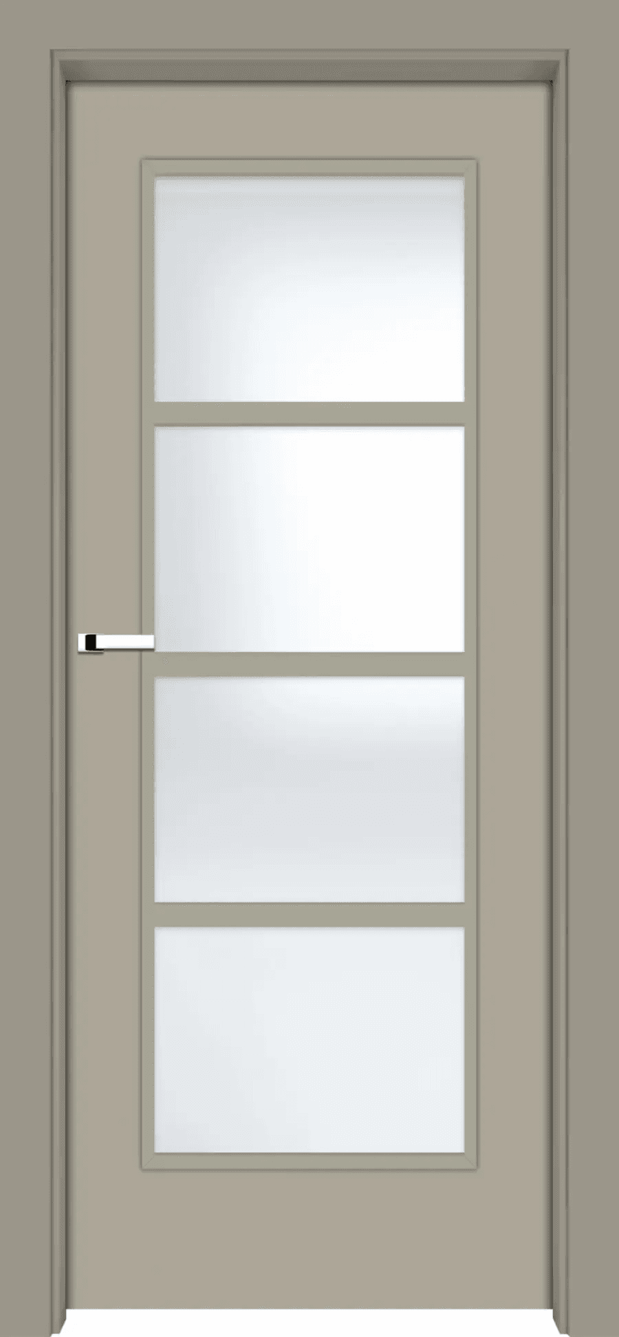 Drzwi Płaskie duża ramka dzielona, Interdoor