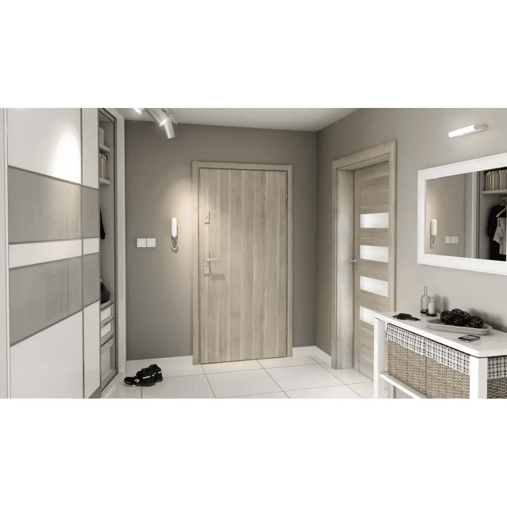 Drzwi Wejściowe OPAL Plus Płaskie Pion, PORTA