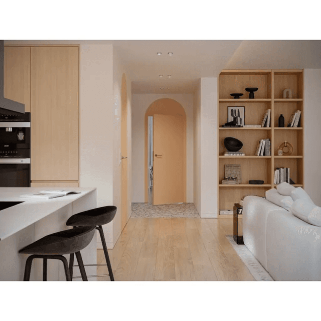 Drzwi ukryte Porta HIDE Bezprzylgowe (otwierane na zewnątrz) Prawe 80cm plaster miodu, SPA1110P08LBP0A7U0H000, PORTA