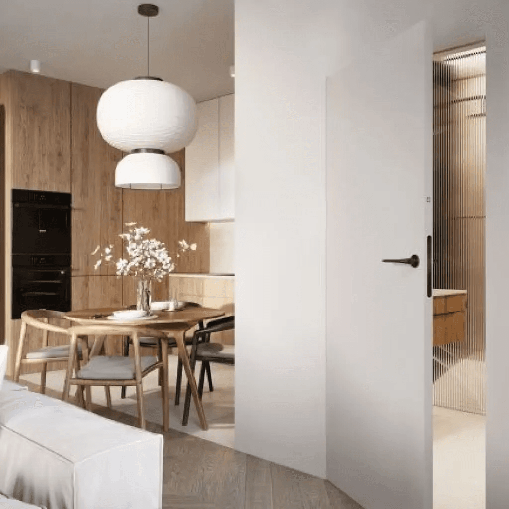 Drzwi ukryte Porta HIDE Bezprzylgowe (otwierane na zewnątrz) Lewe 80cm plaster miodu, SPA1110L08LBP0A7U0H000, PORTA